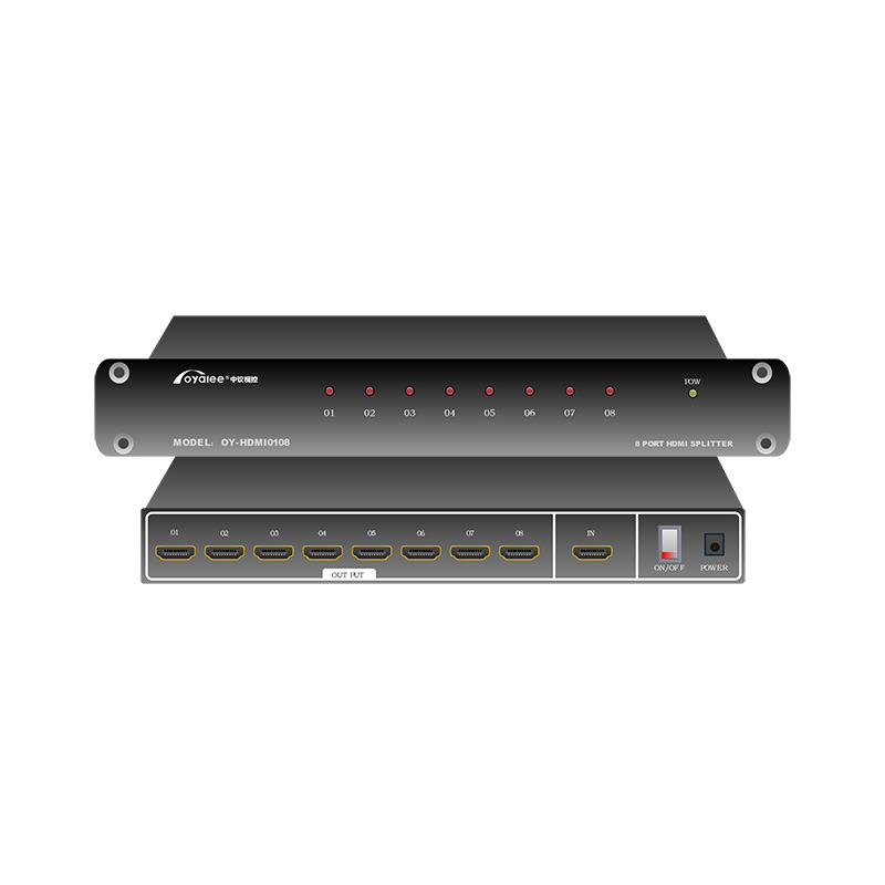 HDMI音视频分配器1进8出OY-HDMI0108